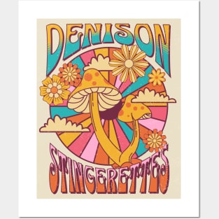 Vintage Denison Stingerettes t-shirt Posters and Art